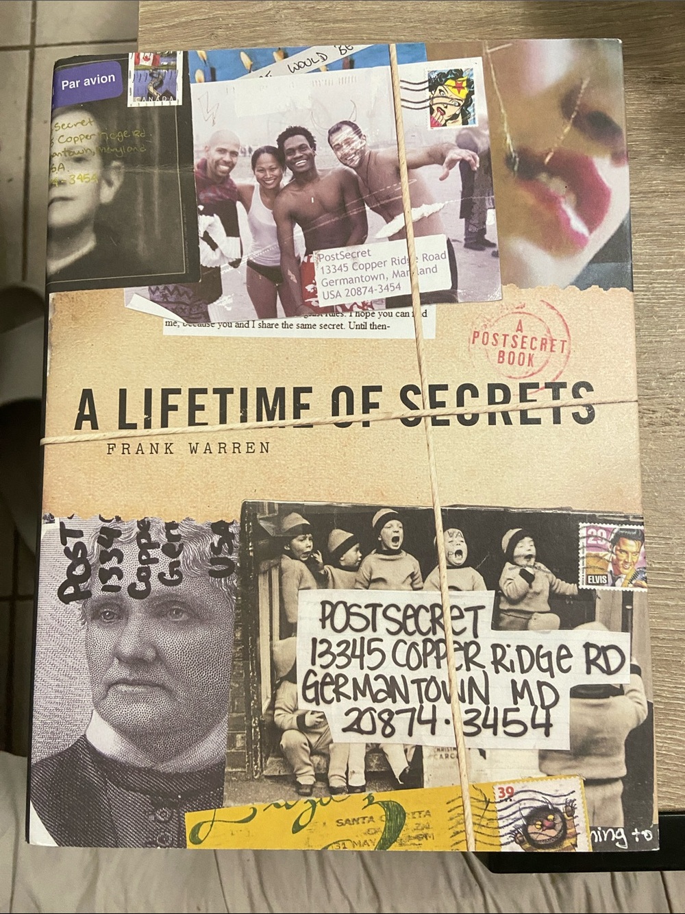 Lifetime of Secrets: A PostSecret Book by Frank Warren (2007, Hardcover)